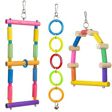 Imagem de Kit Balanço e Brinquedo Avuk Pet Para Calopsita