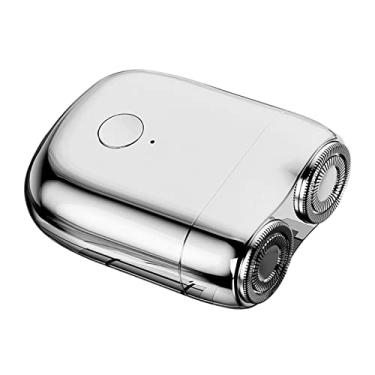Imagem de Máquina de Cortar Cabelo para Homens, Máquina de Cortar Cabelo Elétrica à Prova d'água Recarregável USB para Uso Em Viagens (Prata)