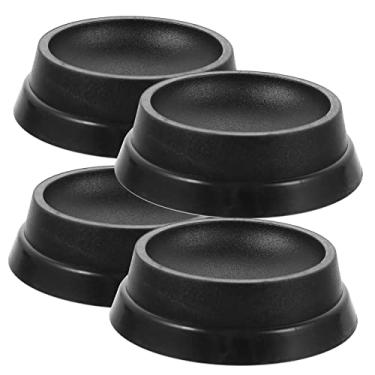 Imagem de Gadpiparty 12 Peças rodas antiderrapantes pés de borracha para móveis capa de pés de móveis mobília tampas de rodízio resistentes ao desgaste capas de perna de cadeira para pisos mobiliário