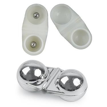 Imagem de Contas duplas de chocalho de pesca, 40 peças, peixe-gato, chocalho, sinos de pesca, alarme de isca de mordida de peixe, equipamento de bagre, atrator de pesca, contas de sino, acessório para atrair