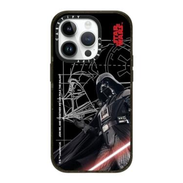 Imagem de CASETiFY Capa Impact para iPhone 14 Pro [Star Wars Co-Lab / Proteção contra quedas de 2,5 metros/Magsafe] - Lorde Sith Darth Vader - Preto transparente