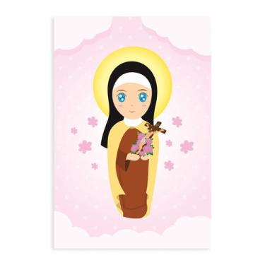 Imagem de Placa Decorativa MDF Santa Terezinha 20x30cm - Quartinhos