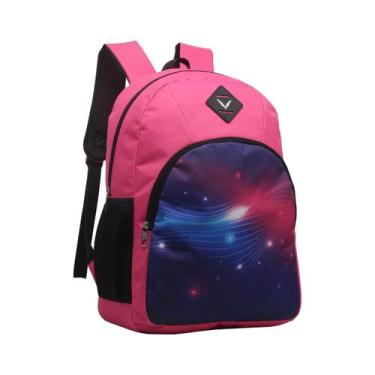 Imagem de Mochila Escolar Juvenil Feminina Colegial Fundamental Médio Grande Bol