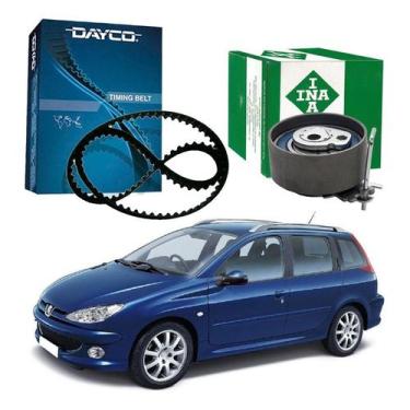 Imagem de Kit Correia Dentada Tensor Peugeot 206 Sw 1.4 8v 2006 A 2008 - Dayco