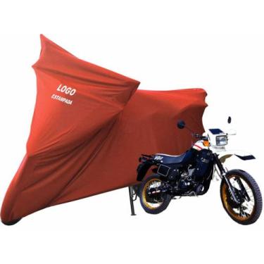 Imagem de Capa De Tecido Para Cobrir Moto Agrale Dakar 30.0 De Luxo - Mz, Vermel