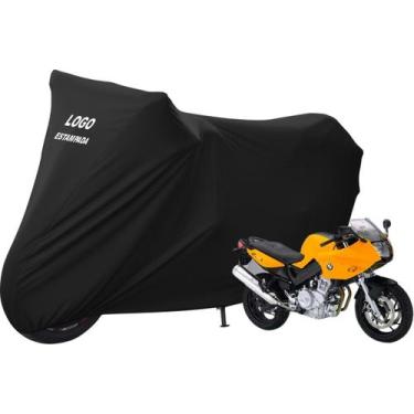 Imagem de Capa Para Moto BMW F 800 S De Tecido Helanca Lycra - Mz, Preta