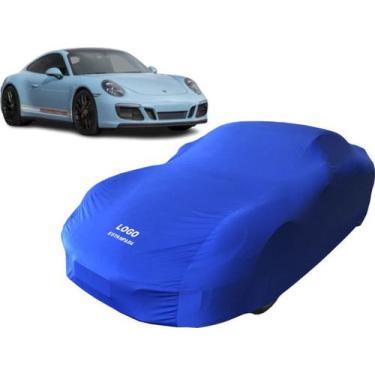 Imagem de Capa Carro Porsche 911 Carrera 992 Gts Tecido Helanca Lycra - Mz, Azul