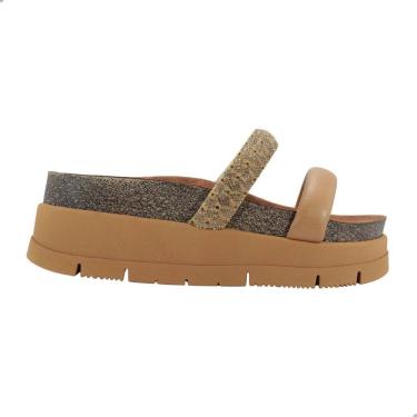Imagem de Tamanco Feminino Moleca Tira Napa Turim Creme