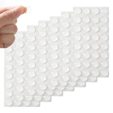 Imagem de Furnigear Protetores De Armário, Borracha Transparente Autoadesivos Macios, Porta, Silicone Redutores Ruído Para Móveis, Extremamente Duráveis (224 Unidades)