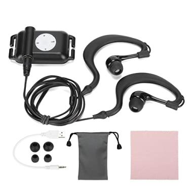 Imagem de MP3 Player à Prova D'água Com Fone de Ouvido, Carregamento Rápido, 8 a 10 Horas de Reprodução, 4 GB de Memória, para Esportes Aquáticos de Natação, Material ABS