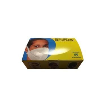 Imagem de Mascara Descartavel TNT uso geral - CX. C/ 50 un. - Resseg