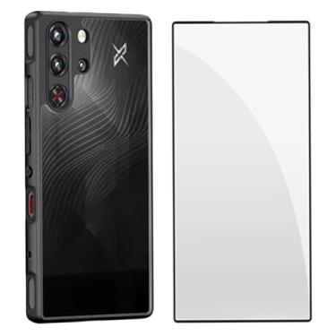 Imagem de Case Capinha compatível com ZTE Nubia RedMagic 10/10 Pro Plus + Película de vidro 3 D