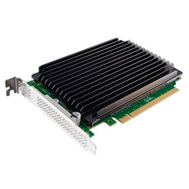 Imagem de 10Gtek Placa adaptador SSD M.2 NVMe de 4 portas com dissipador de calor, PCIe x16, bifurcação necessária