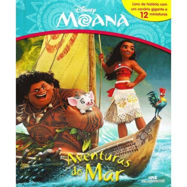 Imagem de Livro Moana - Aventuras Do Mar - Com 12 Miniaturas Disney
