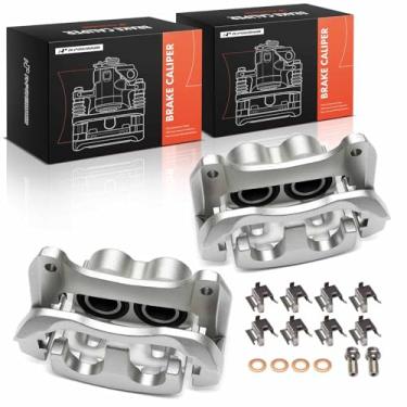 Imagem de A-Premium Pinça de freio adequada para Toyota Highlander 2020-2022, com suporte, dianteiro esquerdo e direito, um lado, 2 pistões, um conjunto de 2