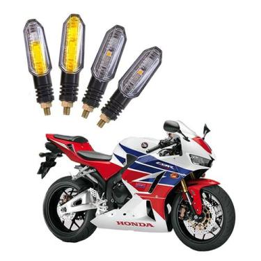 Imagem de Kit 4 Setas Sequenciais Pisca de Led Universal Modelo P50S Moto CBR 60