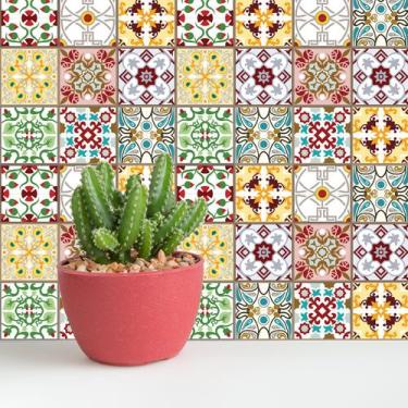 Imagem de Adesivo de Azulejo Valência 20x20 cm com 12un - Quartinhos