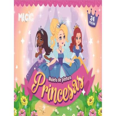 Imagem de Maleta De Pintura 24 Pcs - Princesa