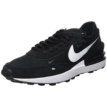 Imagem de Nike Tênis de atletismo feminino Waffle One, Preto/Laranja/Branco, 34 BR