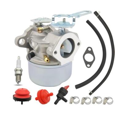 Imagem de RYTIME Carburador 640084B compatível com Tecumseh 5HP MTD 632107A 640084A TORO 521 soprador de neve HSSK40 HSSK50 HS50 LH195SA Tecumseh 632107 640084 640105 6402999 6321 Carburador de motores 07A 640084A 4HP 5HP