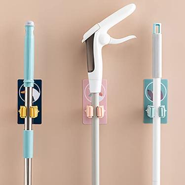 Imagem de LiebeWH Porta de Vassoura de Com Design de Rolos para Banheiro da Cozinha do Banheiro, Grampo/suporte Montado na Parede (Ovelha e camelo individualmente)