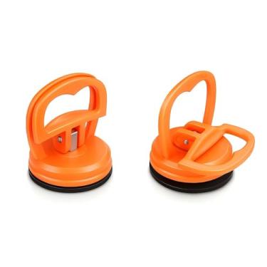 Imagem de LAXISCREED Pacote com 2 extratores de amassados para carro, kit de ferramentas de remoção de amassados de carro para reparo de carroceria, ventosas compactas para vidro, azulejos e superfícies lisas