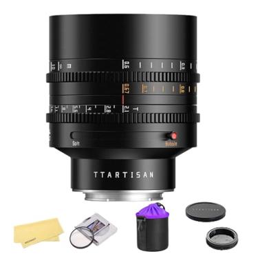 Imagem de Lente Cine TTARTISAN 85mm T2.1 para Sony E-Mount - Full Frame Dual Bokeh (Bolha/Suave), Lente de Cinema Manual para Sony A7III A7IV A7SIII FX3