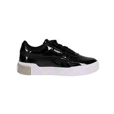 Imagem de Tênis infantil Puma Cali, Black/White, 12 Little Kid