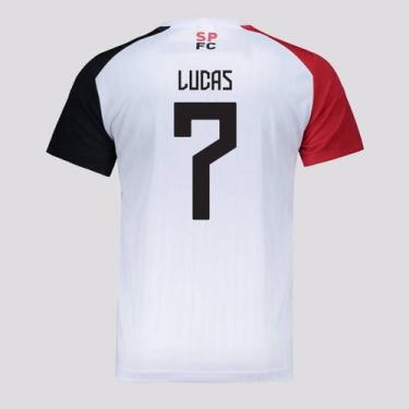 Imagem de Camisa São Paulo Entrelaço 7 Lucas Branca - Braziline, M