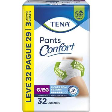 Imagem de Roupa Íntima Tena Pants Confort Tamanho G/EG Leve 32 e Pague 29 Unidad