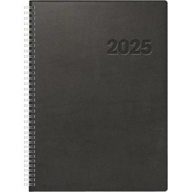 Imagem de rido/idé Calendário de livros modelo conforme (2025), 1 página = 1 dia, A4, 384 páginas, capa de plástico, preta