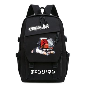 Imagem de Mochila Cartoon Kids School Chainsaws Mans Pochitas Denjis