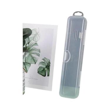 Imagem de Estojo Organizador De Escova De Dente Portátil Transparente Para Viage