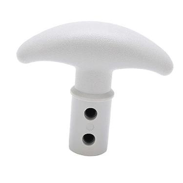 Imagem de #N/a Alça t de substituição para remo de barcos, material de pvc durável, fácil instalação, acessórios compactos, leves para prancha de surf, Branco cinzento