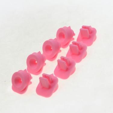Imagem de 8 peças painel de acabamento lateral ilhós nylon rosa serve no tamanho do furo 8,5 mm cabeça 17 x 20 mm altura total 14 mm haste 8,5 mm parte 91561-S5P-A01 para Acura para Honda