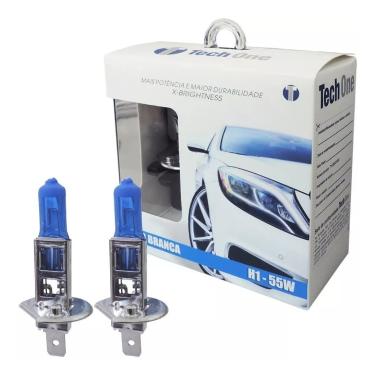 Imagem de Lâmpada H1 55w 12v Super Branca Techone 8500k Par