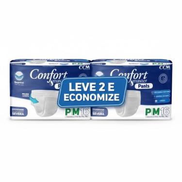 Imagem de Kit 2 Pacotes Fralda Geriatrica Confort Master Pants PM