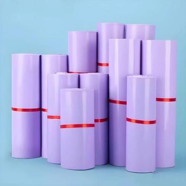 Imagem de Envelopes Plásticos Bolha Autoadesivos Roxos 50 Unidades Para Correio 