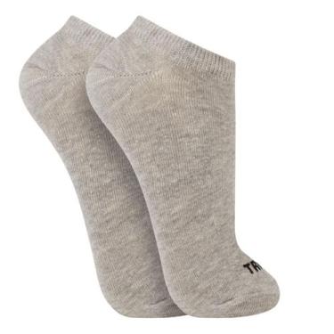 Imagem de Meia Soquete Invisível Masculina Em Algodão Trifil, 35 a 38, Cinza mes