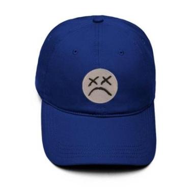 Imagem de Boné Aba Curva Regulável Strapback Emoji Triste-Masculino