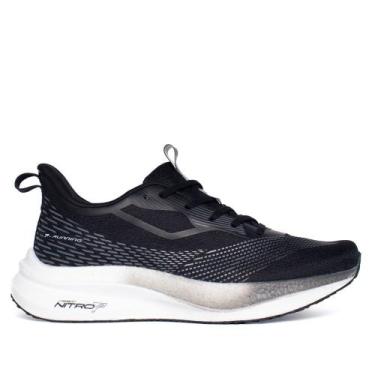 Imagem de Tênis Pegada Masculino Esportivo Preto, Preto, 38