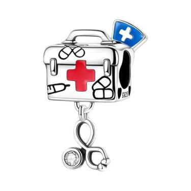 Imagem de Pingente De Prata Esterlina 925 Com Tema Médico: Dente De Médico/Enfer