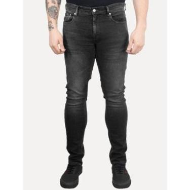 Imagem de Calça Tommy Hilfiger Jeans Masculina Straight Denton Clark Preta-Masculino