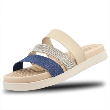 Imagem de Sandália Modare Papete Rasteira Tamanco Strass-Feminino