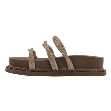 Imagem de Tamanco Melshoes Feminino Bronze, Ou, Bronze, 37