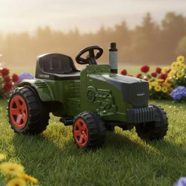 Imagem de Trator Carro Infantil com Pedal Divertido e Buzina Biemme