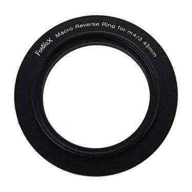 Imagem de Fotodiox Macro Reverse Ring - Adaptador de rosca de filtro de 43 mm compatível com Olympus, Panasonic, BMPCC e outros suportes de câmera MFT