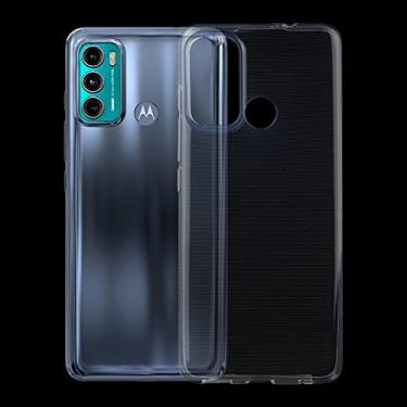 Imagem de YUNCHAO Caixa de telefone Para Motorola Moto G60 0,75mm Ultra-Fi-Filin Transparent TPU Soft Protective Case capa para celular