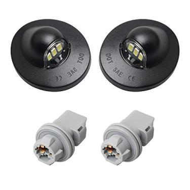 Imagem de Luzes de placa de LED Ruxifey com soquete compatíveis com Ford F150 F250 F350 F450 F550 Super Duty Ranger Explorer Bronco Excursion Expedition, 6500K Branco