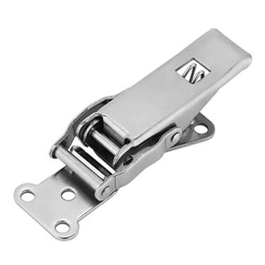 Imagem de Caixa de caixa de aço inoxidável hasp caixa de caixa de gabinete de mola trava de trava trava travar bloqueio de hasp para lareira YYDFPIIA